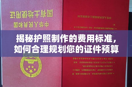 融安揭秘护照制作的费用标准，如何合理规划您的证件预算