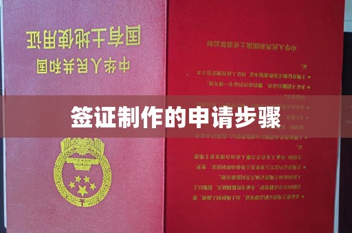 融安签证制作的申请步骤