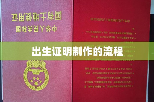 融安出生证明制作的流程
