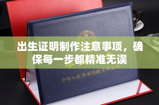 融安出生证明制作注意事项，确保每一步都精准无误