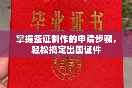 融安掌握签证制作的申请步骤，轻松搞定出国证件