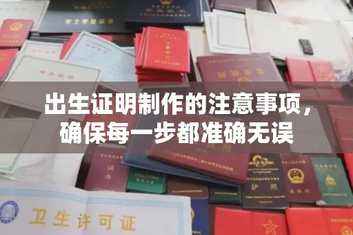 融安出生证明制作的注意事项，确保每一步都准确无误