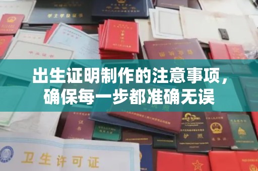 融安出生证明制作的注意事项，确保每一步都准确无误