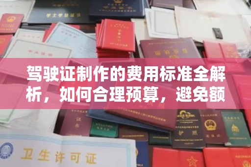 融安驾驶证制作的费用标准全解析，如何合理预算，避免额外支出