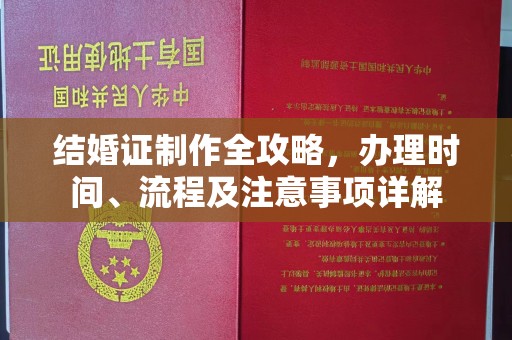 融安结婚证制作全攻略，办理时间、流程及注意事项详解