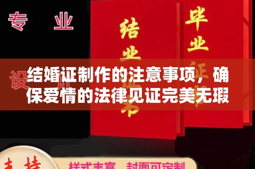 融安结婚证制作的注意事项，确保爱情的法律见证完美无瑕