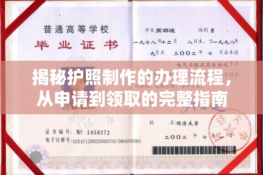 融安揭秘护照制作的办理流程，从申请到领取的完整指南